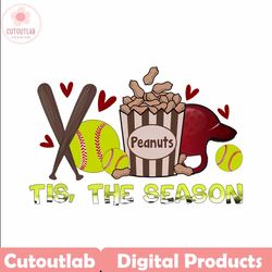 tis the season softball mama peanuts baseball png