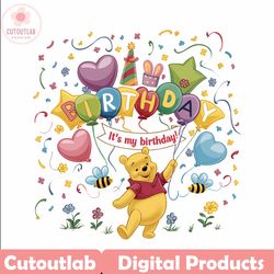winnie the pooh its my birthday png