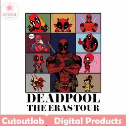 funny deadpool the eras tour png