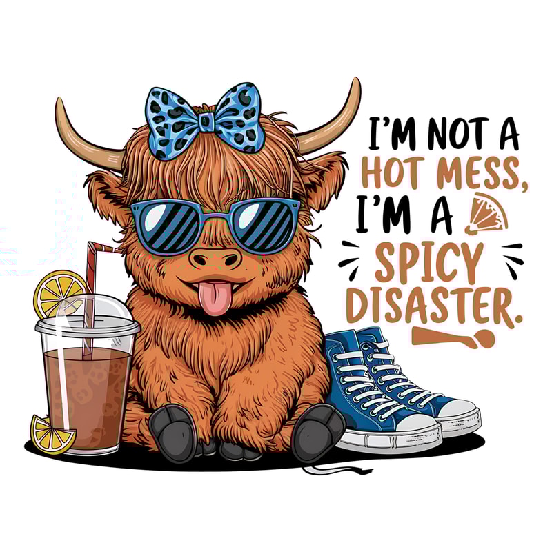 Highland-Baby-Cow-Funny-I'm-Not-A-Hot-Mess-PNG-1807242029.png