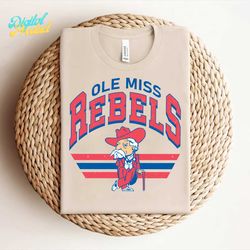 Retro Ole Miss Rebels Svg Digital Download