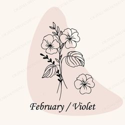 birth month flower bouquet svg, flower svg, floral svg, birth month flower, birth flower,flower bouquet,flowers, svg, pn