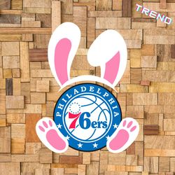 Philadelphia 76ers Easter Bunny Svg Digital Download
