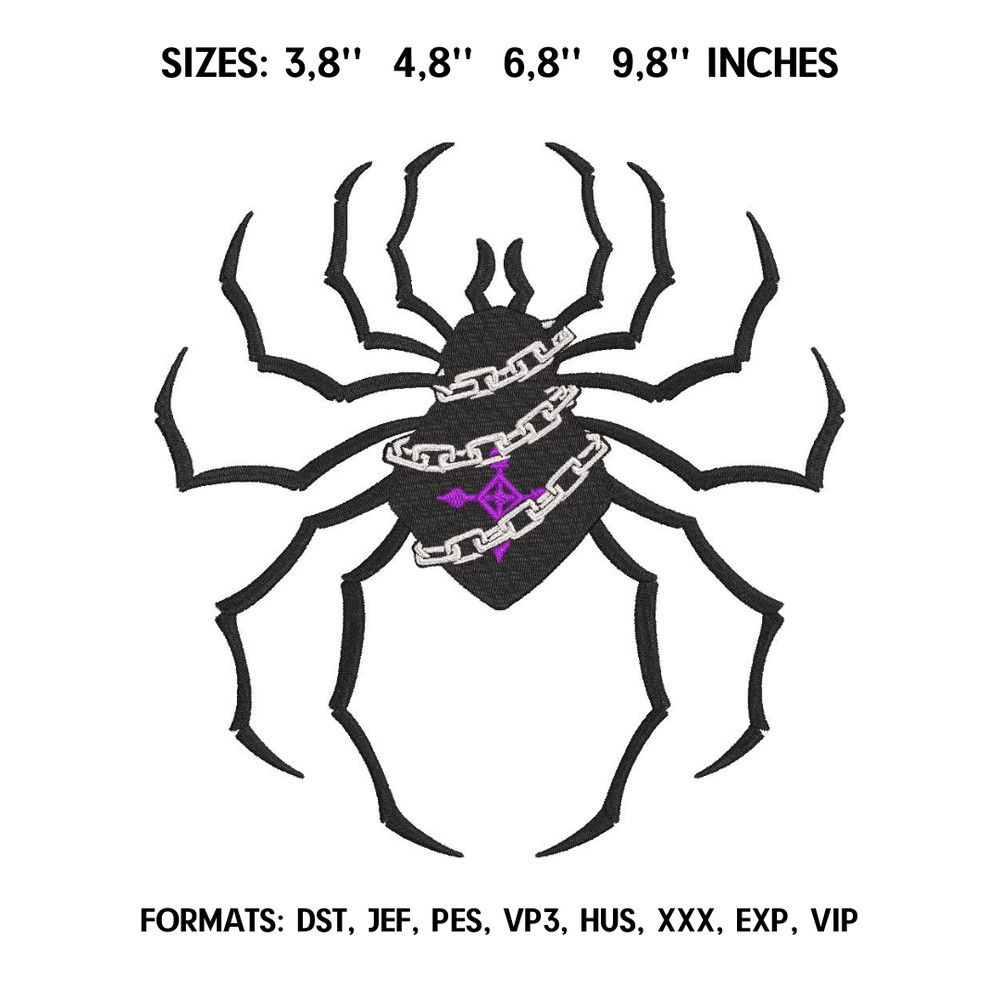 Fantom Troup Embroidery Design File Hunter x Hunter Anime Embroidery Design Machine embroidery pattern..png