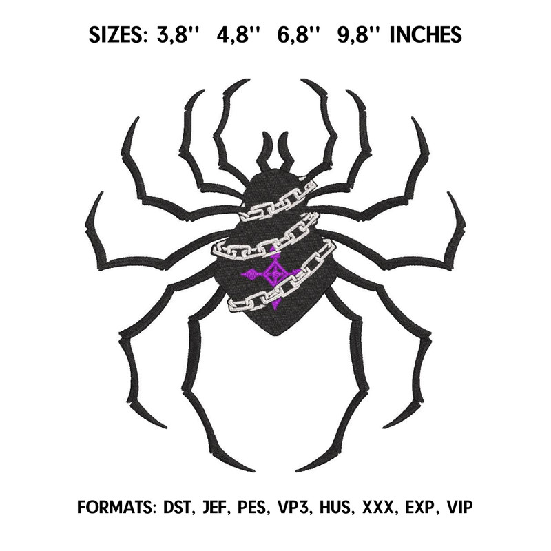 Fantom Troup Embroidery Design File Hunter x Hunter Anime Embroidery Design Machine embroidery pattern..png