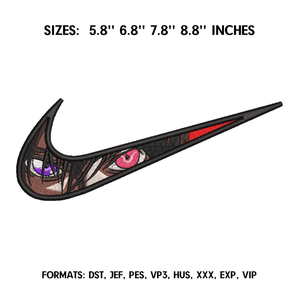 Lelouch Lamperouge Embroidery Design File, Code Geass Embroidery Design, Machine embroidery file. Anime Design Pes.png