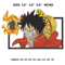 Monkey D Luffy Embroidery Design FileAnime Embroidery Design Anime design Embroidery Pattern Design Pes Dst Format 1.png