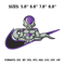 Nike Freeza Embroidery Design File, Dragon Ball Anime Embroidery Design, Anime Pes Design Brother, Freeza Anime Design.png