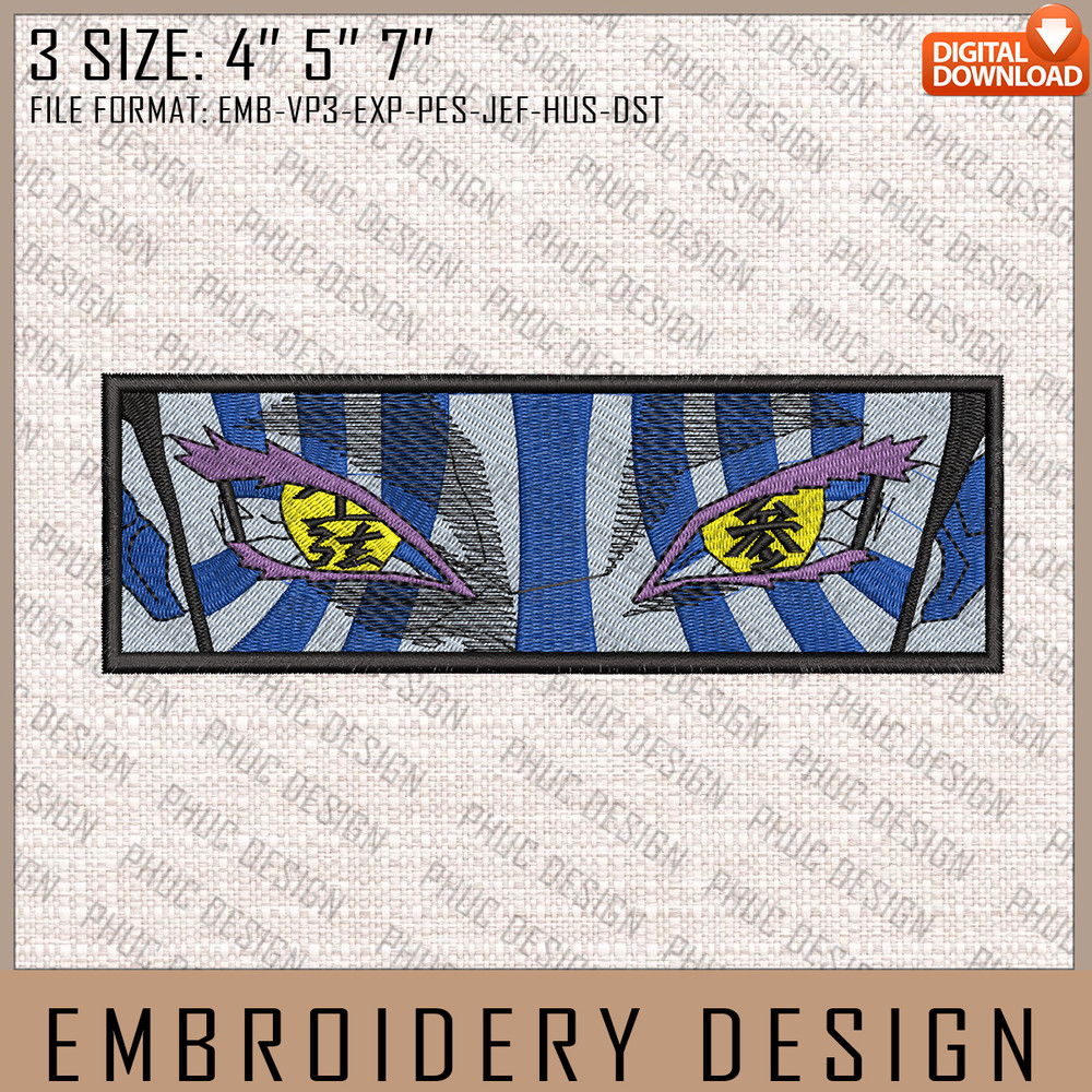 Akaza Embroidery Files, Demon Slayer, Anime Inspired Embroidery Design, Machine Embroidery Design.jpg