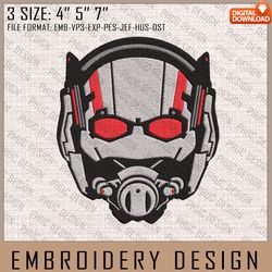 antman embroidery files, marvel comics, movie inspired embroidery design, machine embroidery design