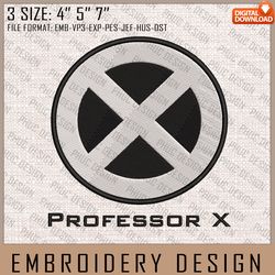 professor x embroidery files, marvel comics, movie inspired embroidery design, machine embroidery design