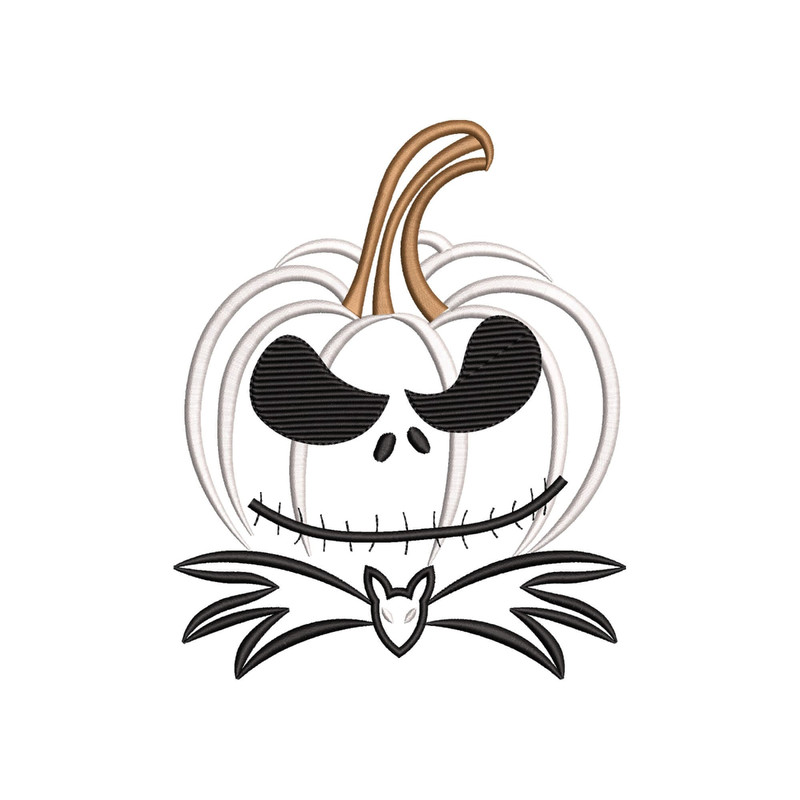 Halloween Pumpkin King Embroidery Designs, Halloween Horror Pumpkin Machine Embroidery Files, Pumpkin Face Jaack Digital Embroidery Design.jpg
