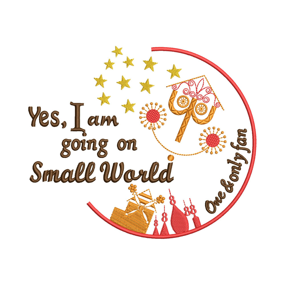 It's a Small World Embroidery Design, Small World Happiest Cruise Clock Digital Machine Embroidery Files Design, 3 Sizes - Instant Downloads.jpg