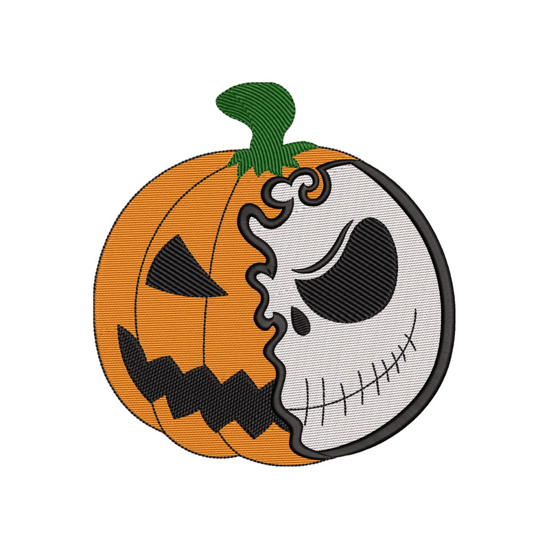 Pumpkin King Queen Face Embroidery Designs, Skeleton Embroidery, Halloween Digitizing Machine Embroidery Files - 6 Sizes - Instant Downloads.jpg