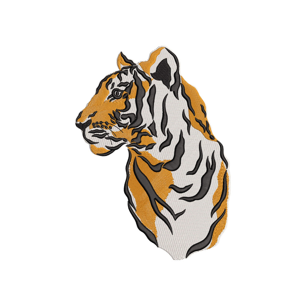 Tiger Embroidery Designs, Tiger Sketch Machine Embroidery Files - Digital Downloads.jpg