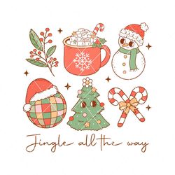 jingle all the way merry christmas svg