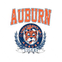 Vintage NCAA Auburn Tigers Football Svg Digital Download