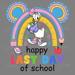 happy last day of school daisy duck png digital download files