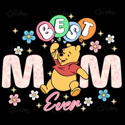 winnie the pooh best mom ever mothers day png