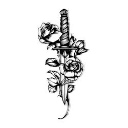 rose svg digital download files