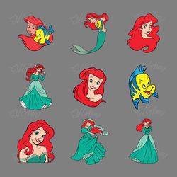 ariel svg digital download files