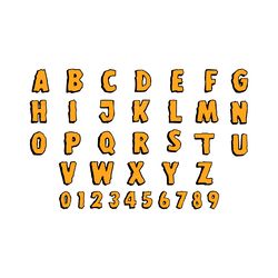 flintstones font svg digital download files