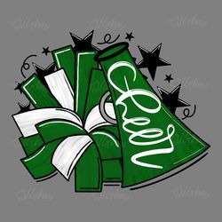 cheerleading design png digital download files