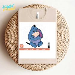 eeyore svg, winnie pooh svg png, pooh svg, bear svg clipart disneyland ears svg cut file cricut, silhouette