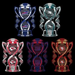 NFL Trophy Loyalty Inside My DNA SVG Bundle