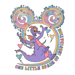 One Little Spark Of Inspiration Figment Dragon PNG