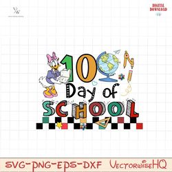 100 days of school star daissy duck PNG file