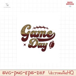 Game Day PNG SVG, Retro Football SVG Bundle