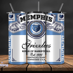 memphis grizzlies tumbler wrap, basketball design,nba teams,nba sports,nba tumbler wrap,nba ds-35