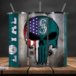 seattle mariners tumbler wrap, mlb tumbler wrap , mlb design png 18