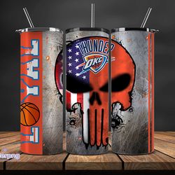oklahoma city thunder tumbler wrap, nba tumbler wrap,nba design png 12