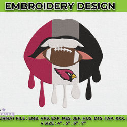 Cardinals Embroidery Designs, NFL Logo Embroidery, Machine Embroidery Pattern -03 by Tumblerpng
