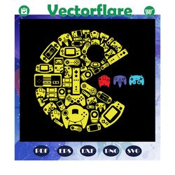 video gamers classic vintage controller gamer svg, funny game, video gamers, game funny, game day, trending svg for silh