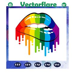 lip lgbt rainbow svg, rainbow heart svg, lgbt svg, lesbian gift, lgbt shirt, lgbt pride, gay pride svg, lesbian gifts, l