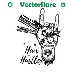 hairdresser hair hustler svg, trending svg, hairdresser svg, hair hustler svg, hair stylist svg, hustler svg,