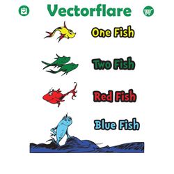 one fish two fish red fish blue fish svg, dr seuss svg, dr seuss fish svg, one fish two fish, dr seuss book svg, dr seus