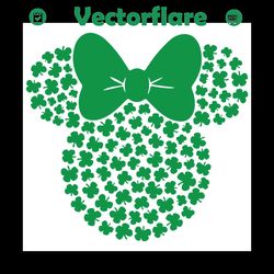st patrick minnie mouse svg, patrick svg, st patrick minnie svg, minnie clover svg, minnie mouse svg, st patrick mickey
