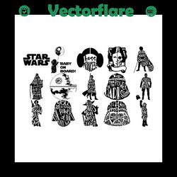 Star Wars SVG, Files For Silhouette, Files For Cricut, SVG, DXF, EPS, PNG Instant Download