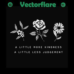 a little more kindness svg, a little less judgement svg, mom svg, plants svg, grow positive thought svg, kindness matter