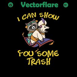 i can show you some trash, raccoon gift, raccoon lover gift,mr and mr, love animal, love raccoon , raccoon svg,funny rac