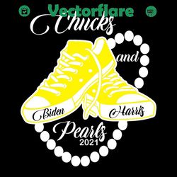 chucks and biden harris pearls 2021 svg, trending svg, chucks svg, pearls svg, chucks and pearls svg, kamala harris vice