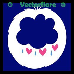 grumpy care for bear svg, trending svg, grumpy svg, grumpy bear svg, care bear svg svg, blue rain sticker svg, grumpy lo