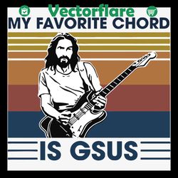 my favorite chord is gsus svg, trending svg, music svg, guitar svg, jesus chord svg, guitar lover, funny guitar gift, je