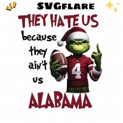 they hate us because they aint us alabama png