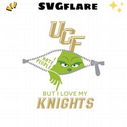 grinch i hate people but i love my knights