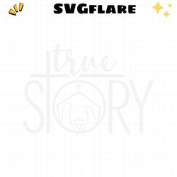 true story christian christmas svg